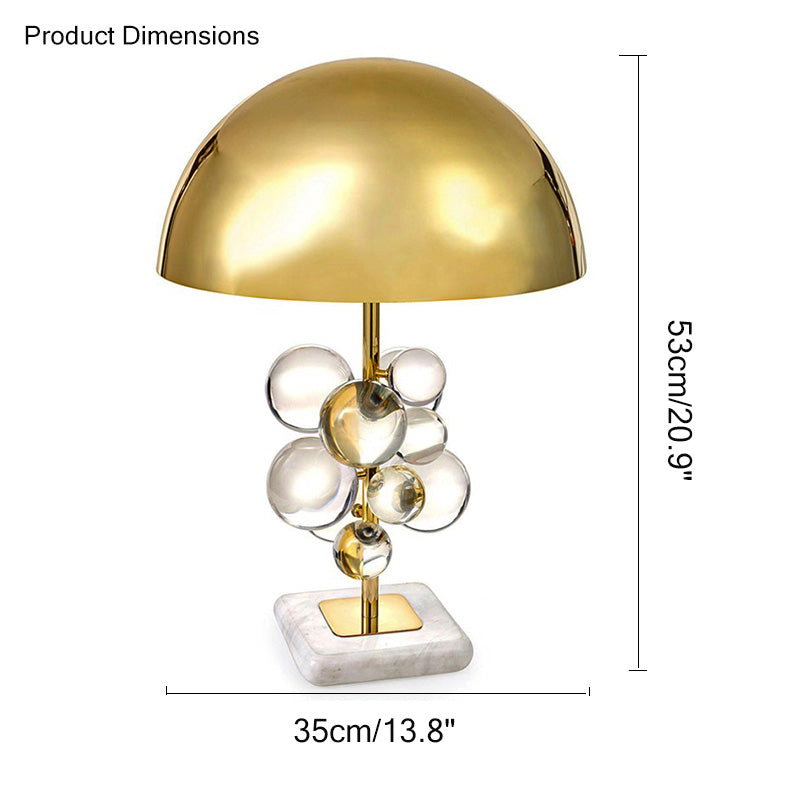 Lampe de Table - Dôme Éclatant