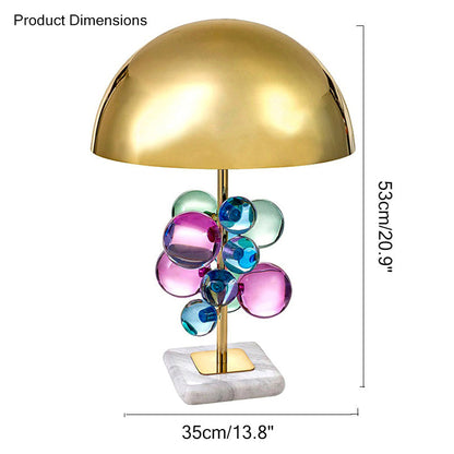 Lampe de Table - Dôme Éclatant