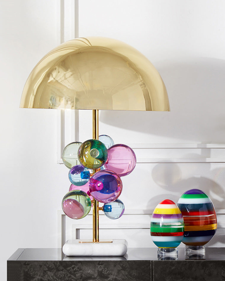 Lampe de Table - Dôme Éclatant