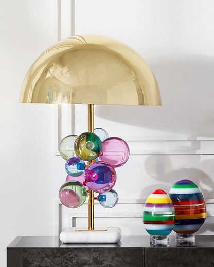 Lampe de Table - Dôme Éclatant