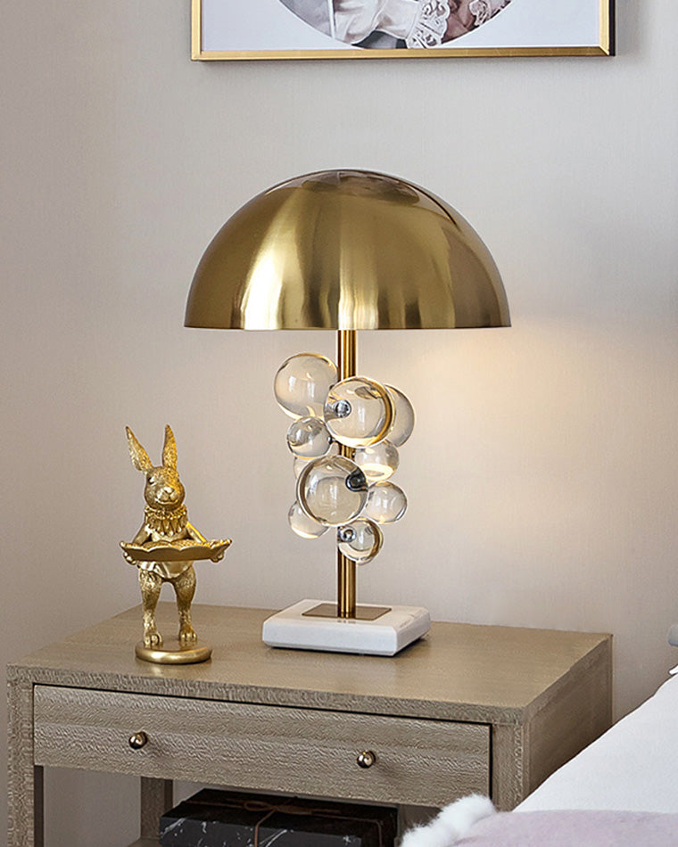 Lampe de Table - Dôme Éclatant