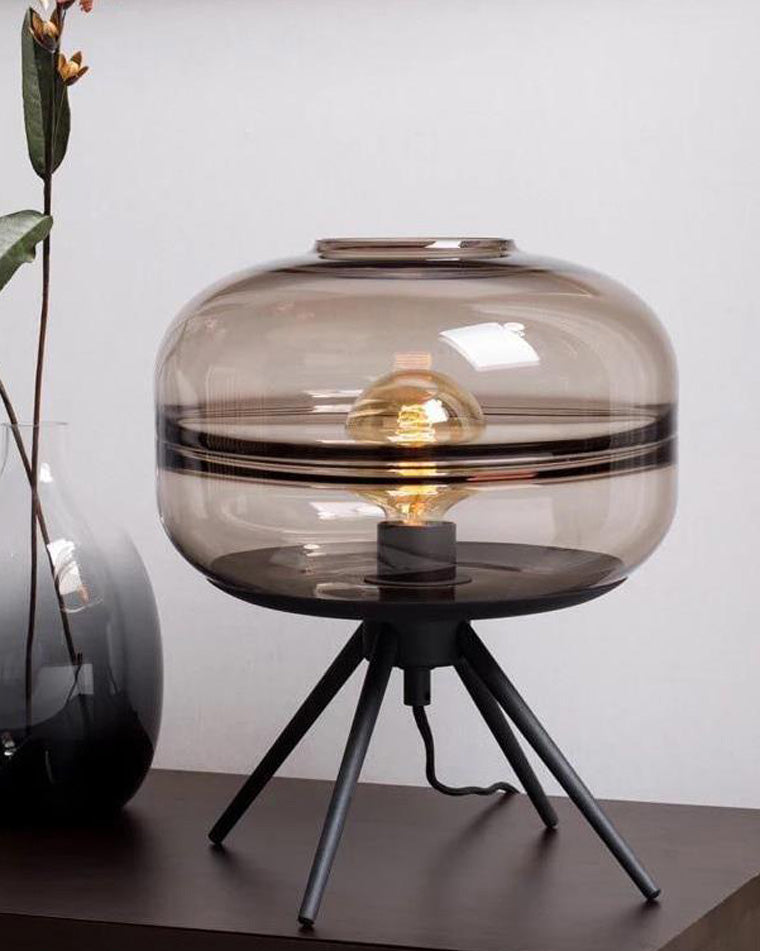 Lampe de Table Dôme en Verre