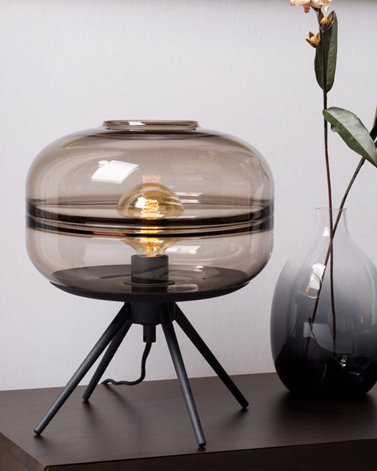 Lampe de Table Dôme en Verre