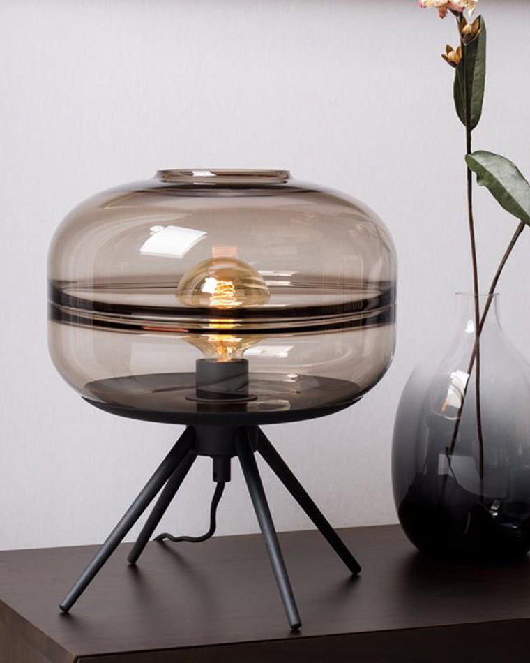 Lampe de Table Dôme en Verre