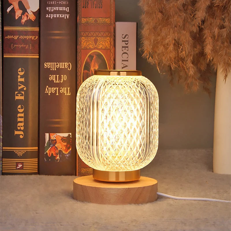 Lampe de Table Élégante - CrystalLuxe Chic