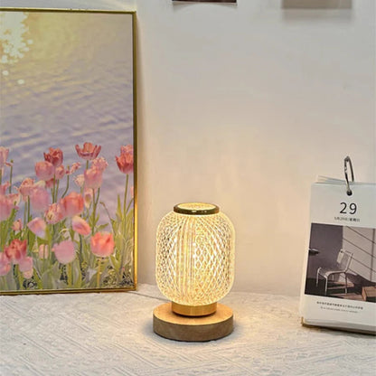 Lampe de Table Élégante - CrystalLuxe Chic