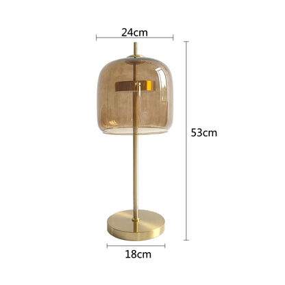 Lampe de Table Élégante en Verre - Fusion Moderne