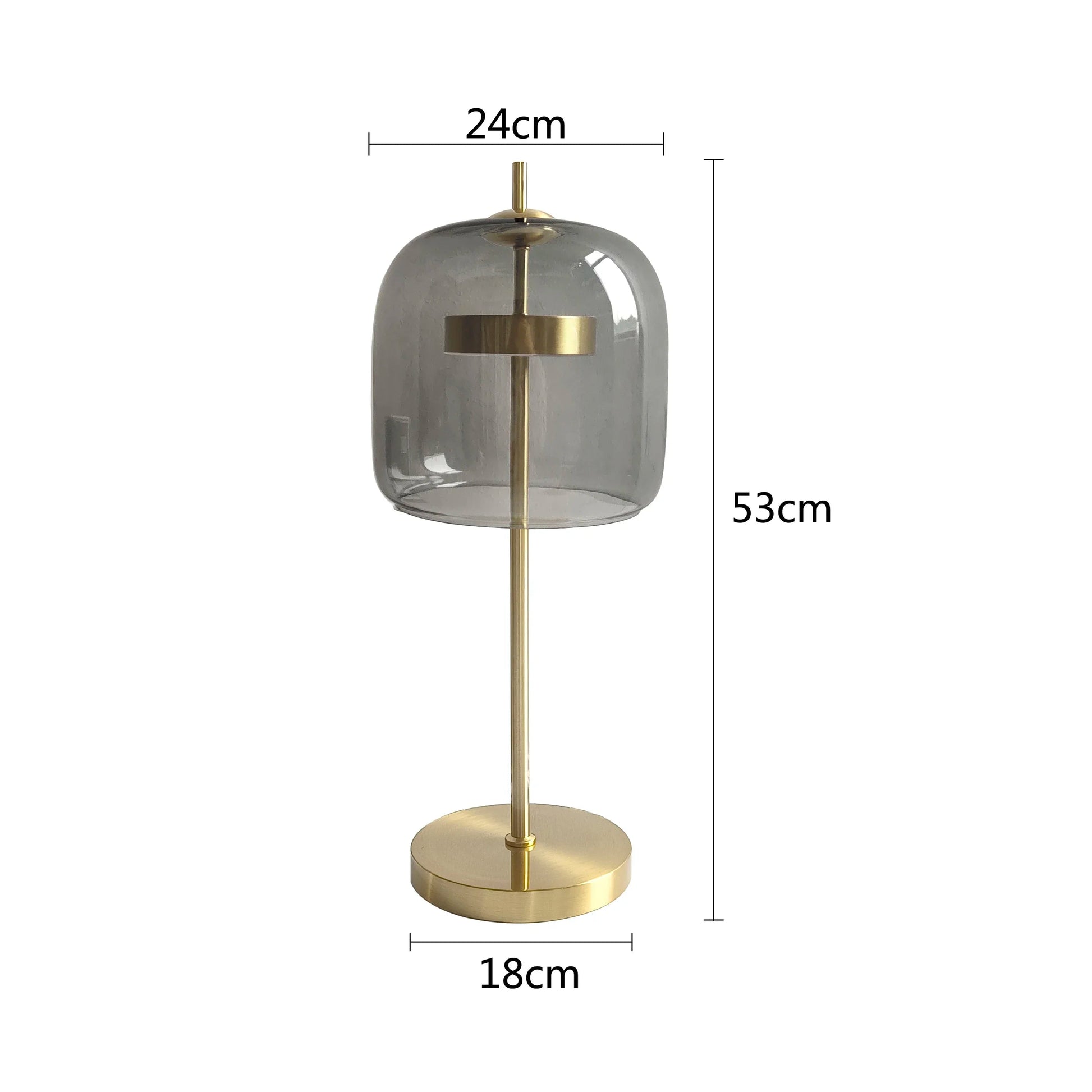Lampe de Table Élégante en Verre - Fusion Moderne