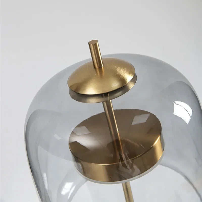 Lampe de Table Élégante en Verre - Fusion Moderne