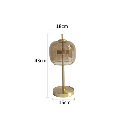 Lampe de Table Élégante en Verre - Fusion Moderne