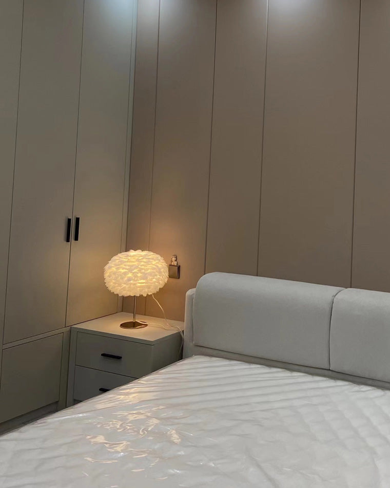 Lampe de Table - Globe Feather