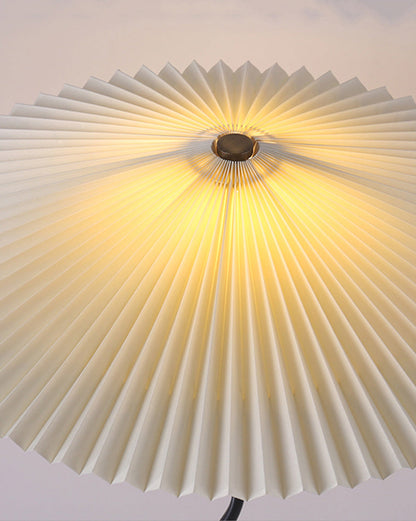 Lampe de Table Plissée Ondulée