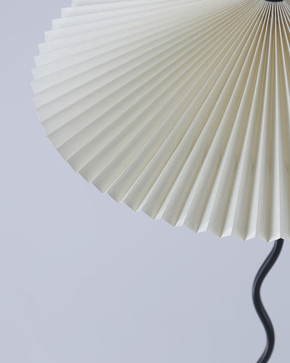 Lampe de Table Plissée Ondulée