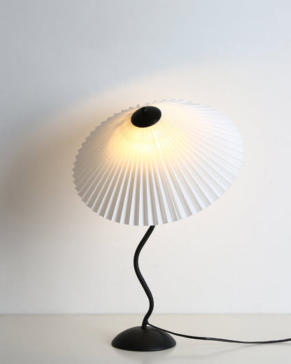 Lampe de Table Plissée Ondulée