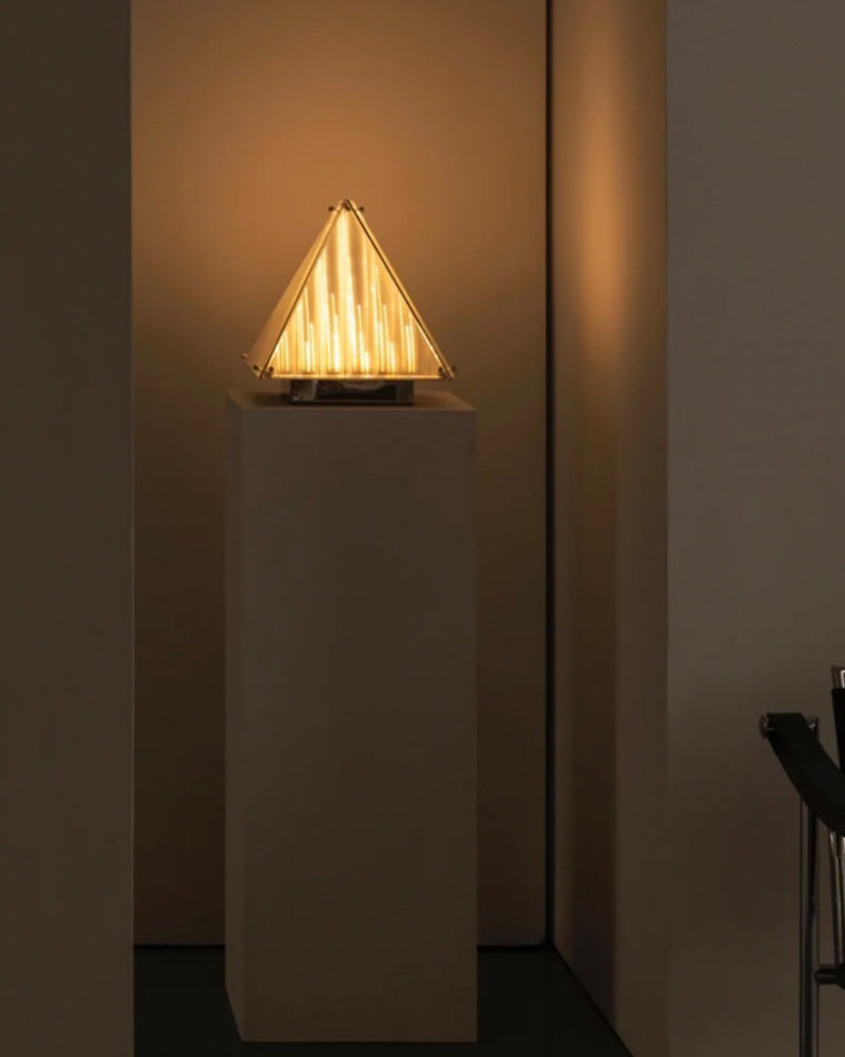 Lampe de Table Pyramidale