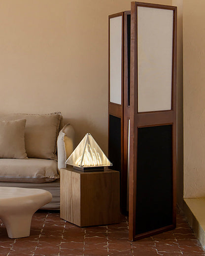 Lampe de Table Pyramidale