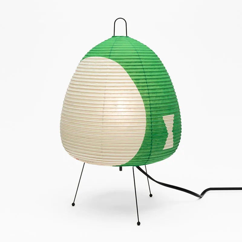 Lampe de Table Zen - TranquilGlow Artisanale en Papier de Riz