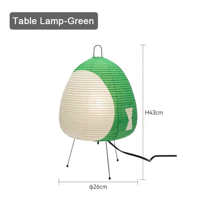 Lampe de Table Zen - TranquilGlow Artisanale en Papier de Riz
