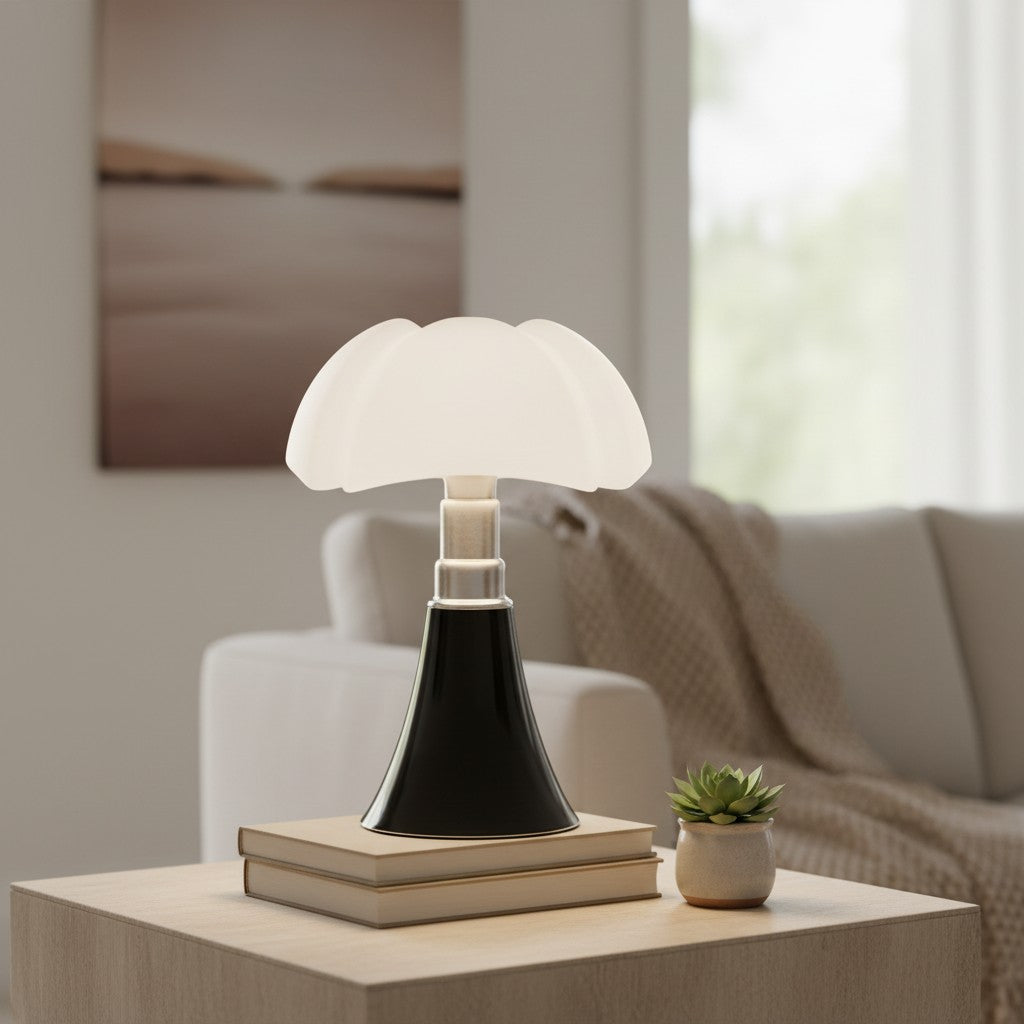 Lampe de chevet vintage en champignon
