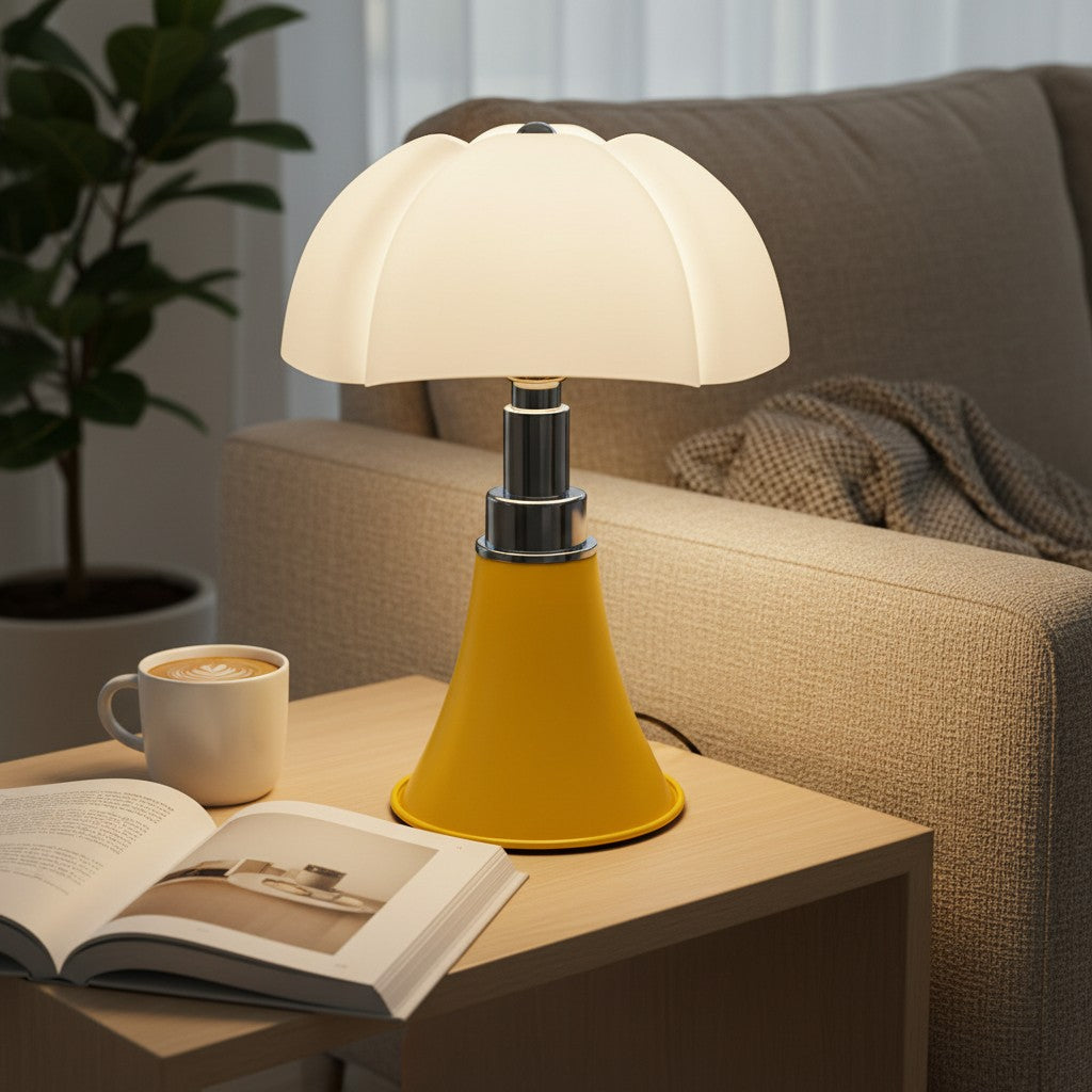 Lampe de chevet vintage en champignon