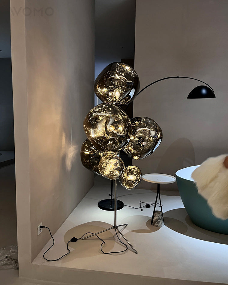 Lampe de sol "Lave Fondue"