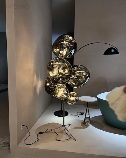 Lampe de sol "Lave Fondue"