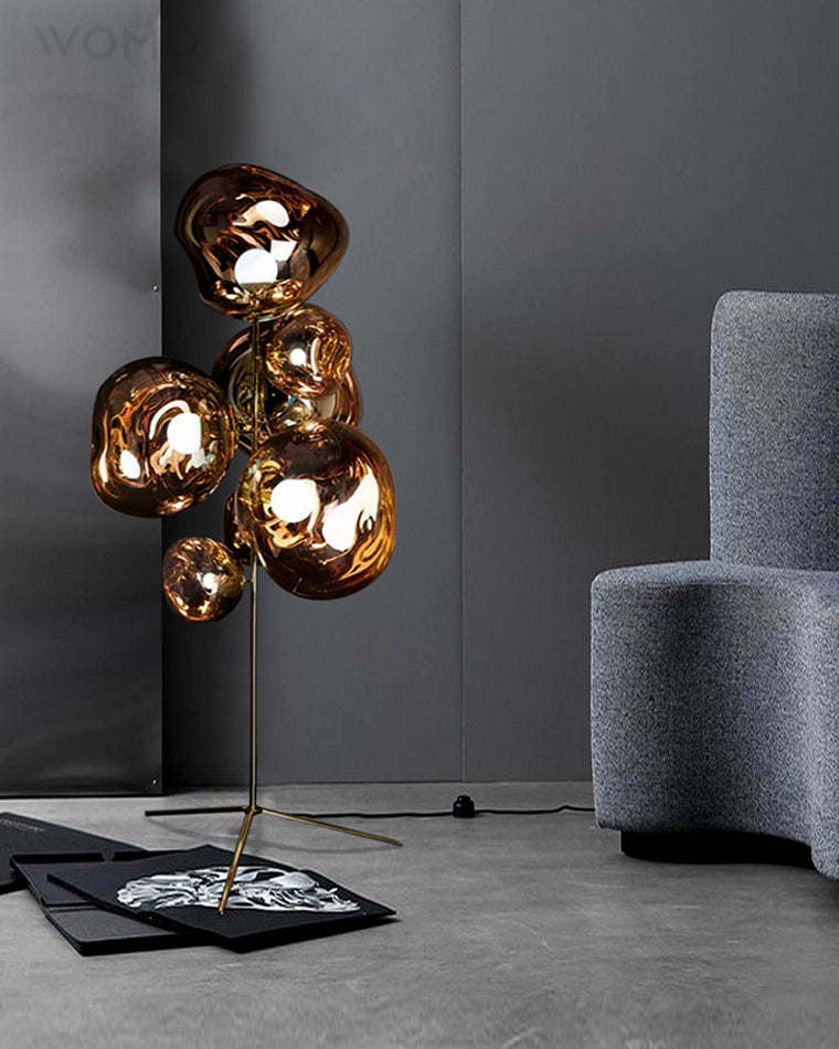 Lampe de sol "Lave Fondue"