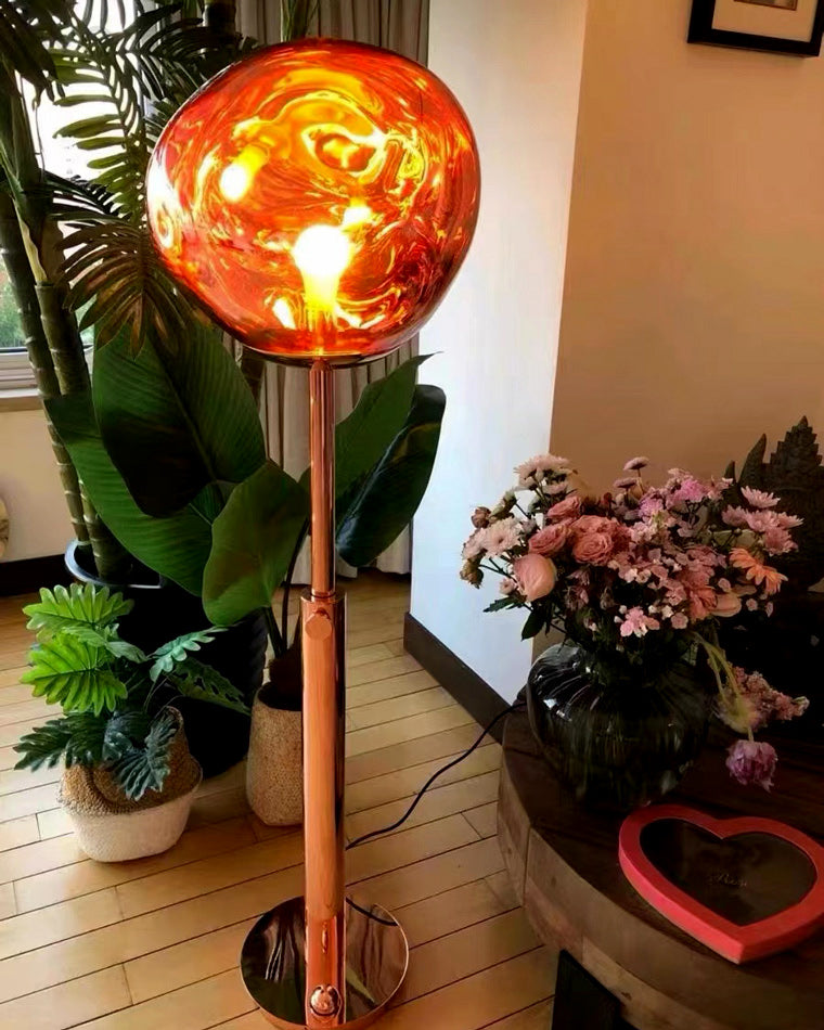 Lampe de sol "Lave Fondue"