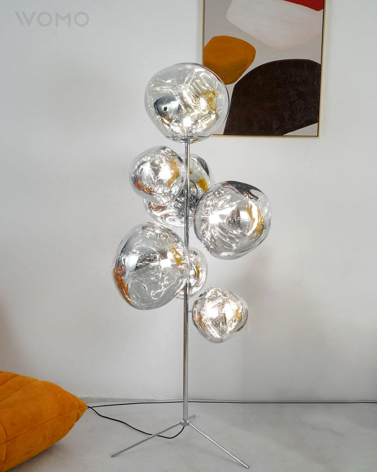 Lampe de sol "Lave Fondue"