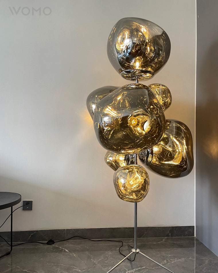 Lampe de sol "Lave Fondue"