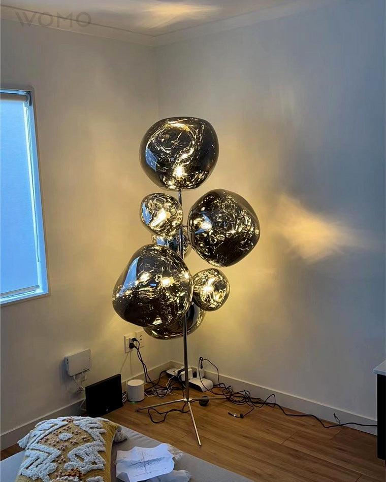 Lampe de sol "Lave Fondue"