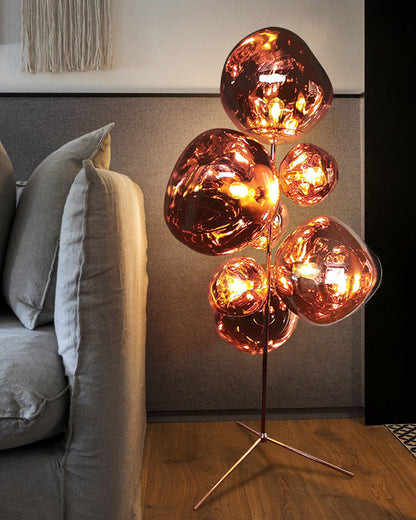 Lampe de sol "Lave Fondue"