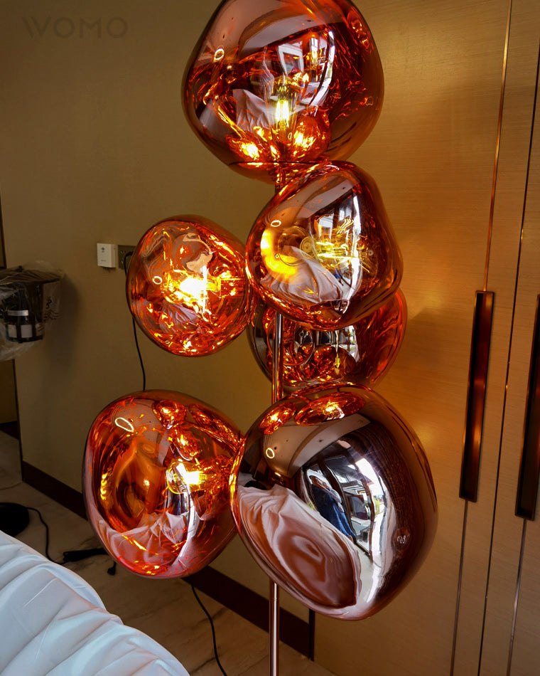 Lampe de sol "Lave Fondue"