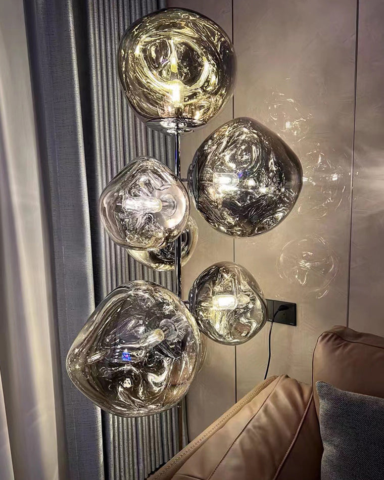 Lampe de sol "Lave Fondue"