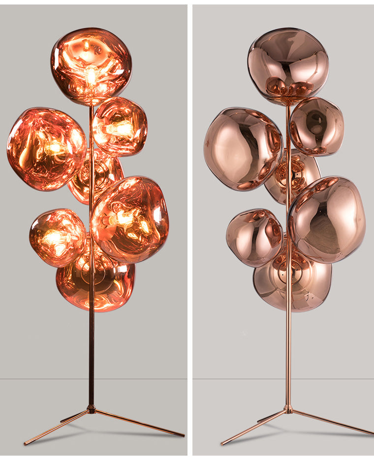Lampe de sol "Lave Fondue"