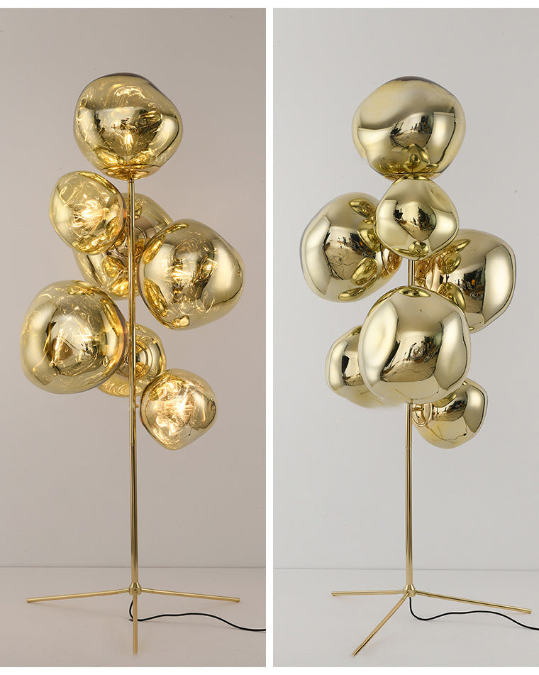 Lampe de sol "Lave Fondue"