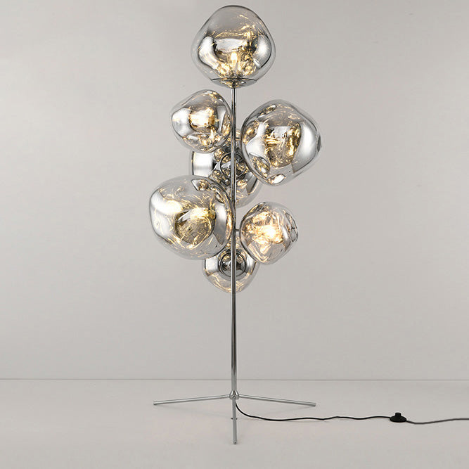 Lampe de sol "Lave Fondue"