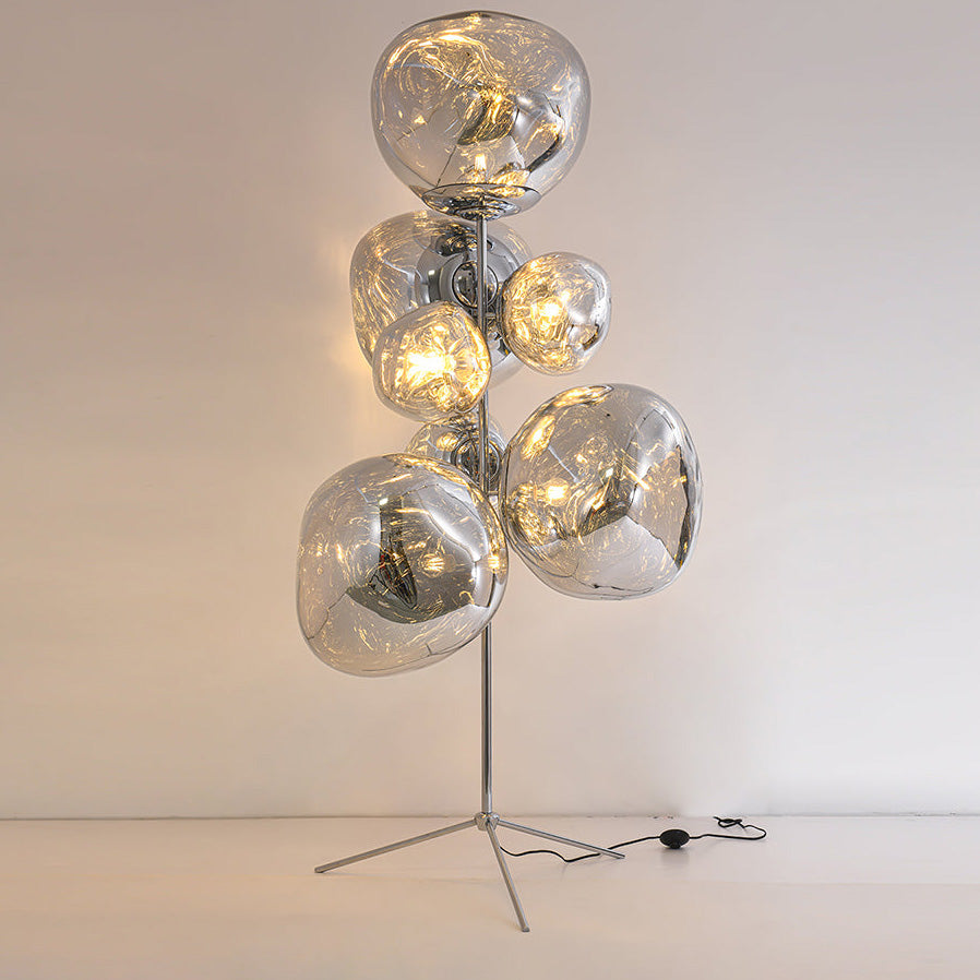 Lampe de sol "Lave Fondue"