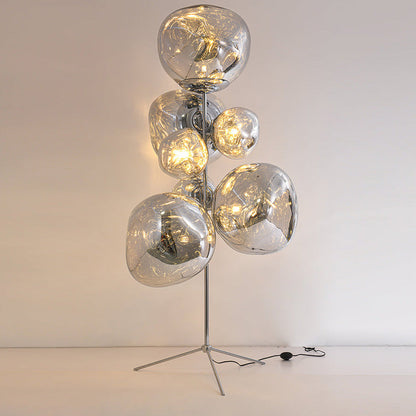 Lampe de sol "Lave Fondue"
