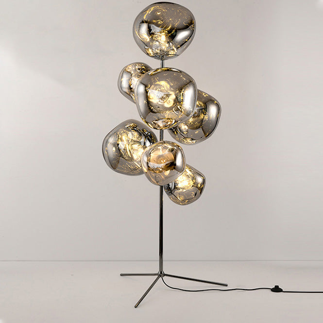 Lampe de sol "Lave Fondue"