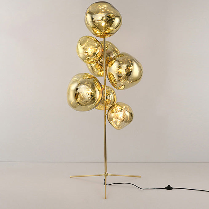 Lampe de sol "Lave Fondue"