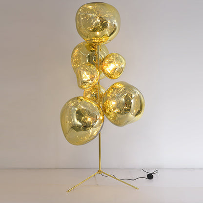 Lampe de sol "Lave Fondue"