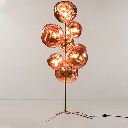 Lampe de sol "Lave Fondue"