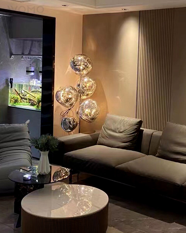 Lampe de sol "Lave Fondue"