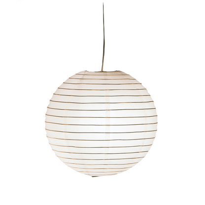 Lampe suspendue Boule Papier Blanc