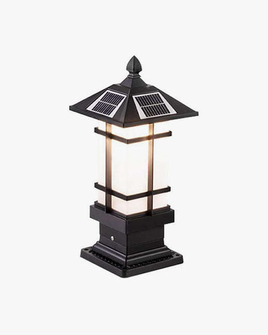 Lampe d'Extérieur Carrée - Élégance Solaire