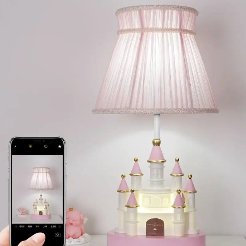 Lampe de Bureau Magique - Enchantement Rose Design 2
