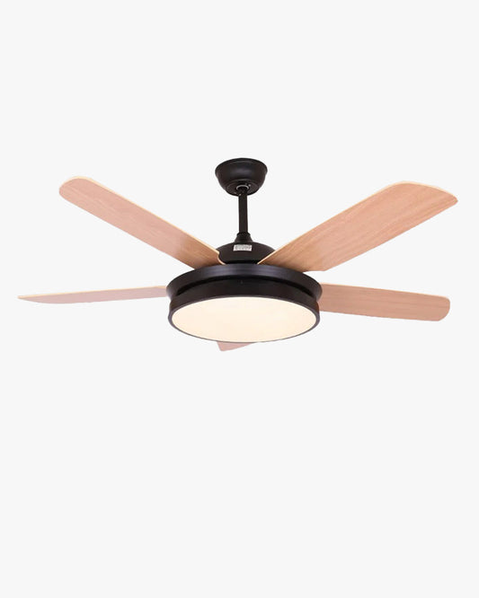 Lampe de Plafond à 5 Pales – Élégance Contemporaine et Refroidissement Efficace