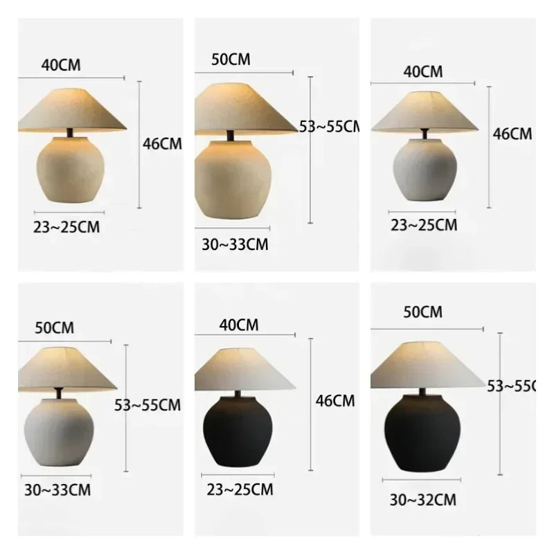 Lampe de Table Élégance Céramique - Lumineux Nordic 6