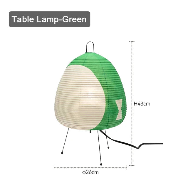 Lampe de Table Zen - TranquilGlow Artisanale en Papier de Riz 8